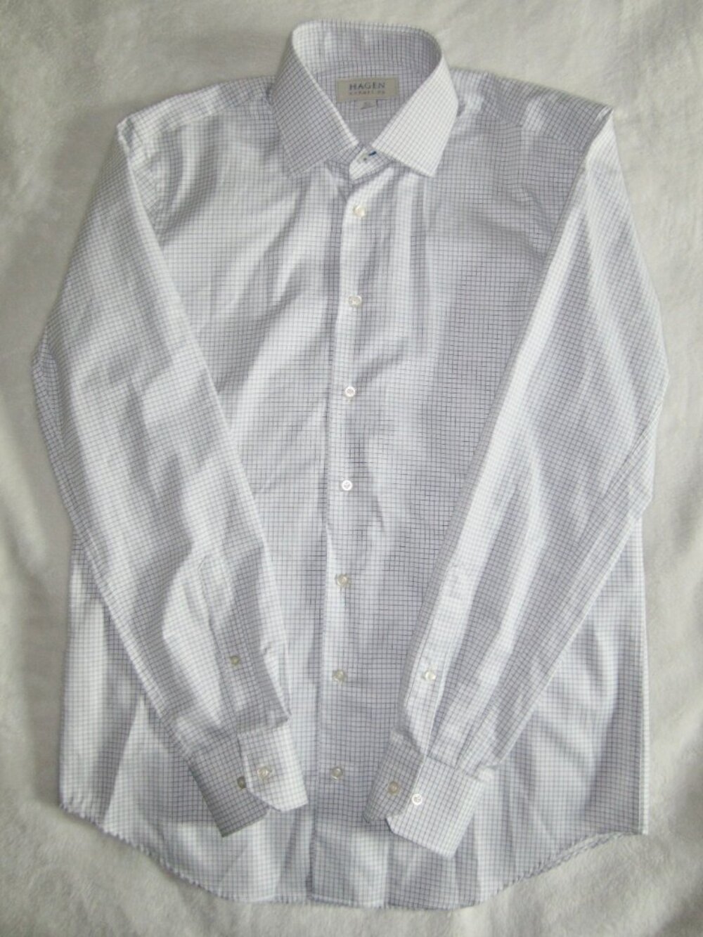 New HAGEN CARMEL CA Carmel Fit Dress Shirt Men's 15 1/2 34/35